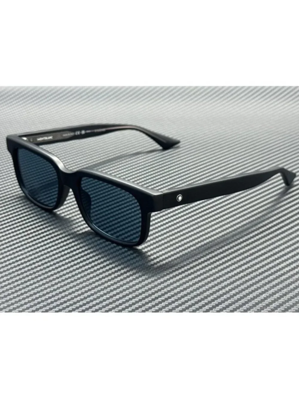 New Montblanc Men Matte Black Sunglasses 54-19-150
